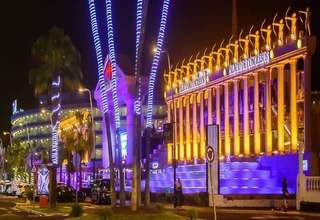 Handelspanden in Playa de Las Americas, Arona, Santa Cruz de Tenerife, Tenerife. 