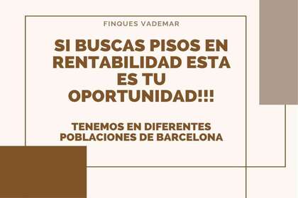 Flat for sale in Sabadell, Barcelona. 