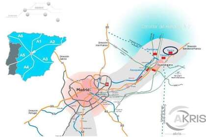 Plot for sale in Torija, Guadalajara. 
