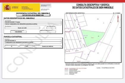 Urban plot for sale in Yunquera de Henares, Guadalajara. 