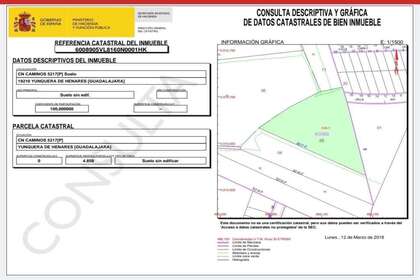 Urban plot for sale in Yunquera de Henares, Guadalajara. 
