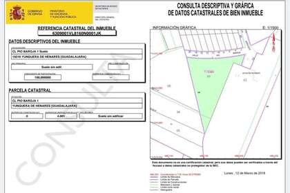 Urban plot for sale in Yunquera de Henares, Guadalajara. 