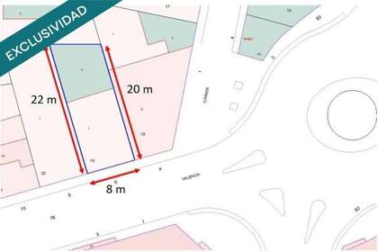 Urban plot for sale in Torrent, Valencia. 