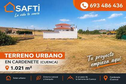 Urban plot for sale in Cardenete, Cuenca. 