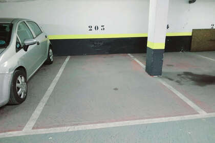 Parking space in Madrid. 