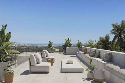 Cluster house for sale in Mijas Golf, Málaga. 