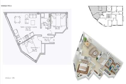 Flat for sale in Benissa, Alicante. 
