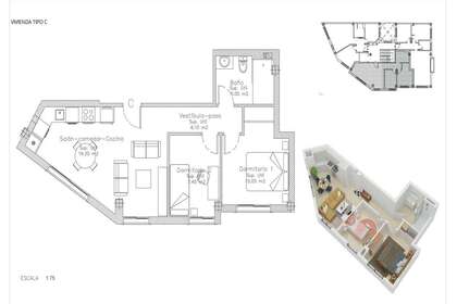 Flat for sale in Benissa, Alicante. 